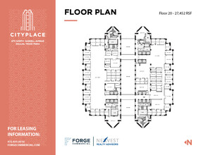 2711 N Haskell Ave, Dallas, TX en alquiler Plano de la planta- Imagen 1 de 2