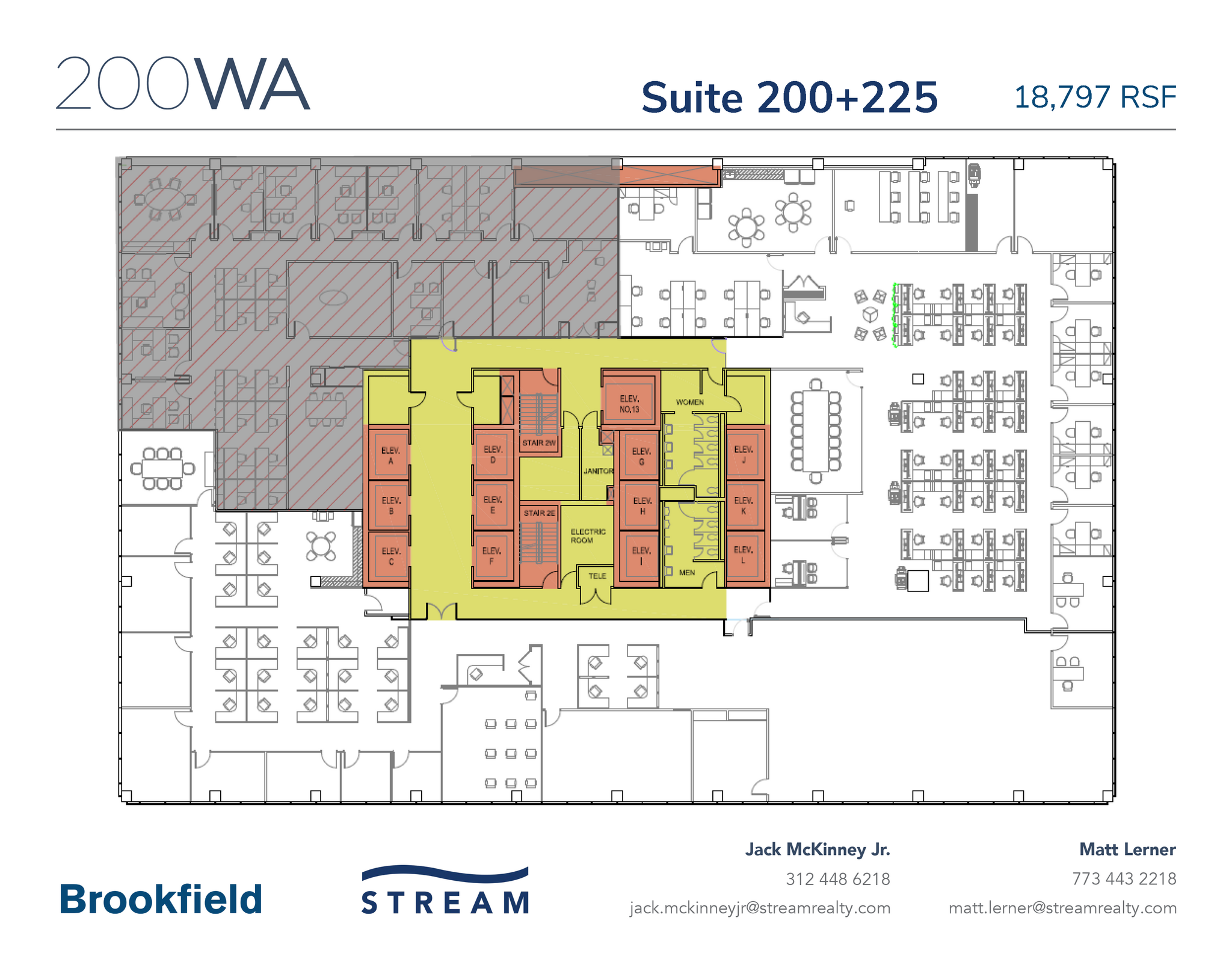 200 W Adams St, Chicago, IL en alquiler Plano de la planta- Imagen 1 de 1