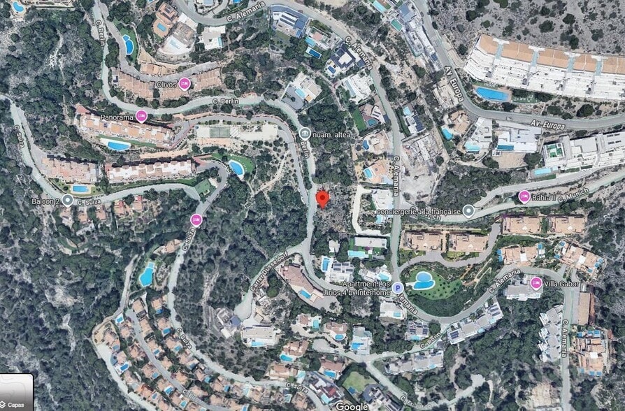 Terreno en Altea, Alicante en venta - Plano de la planta - Imagen 3 de 4