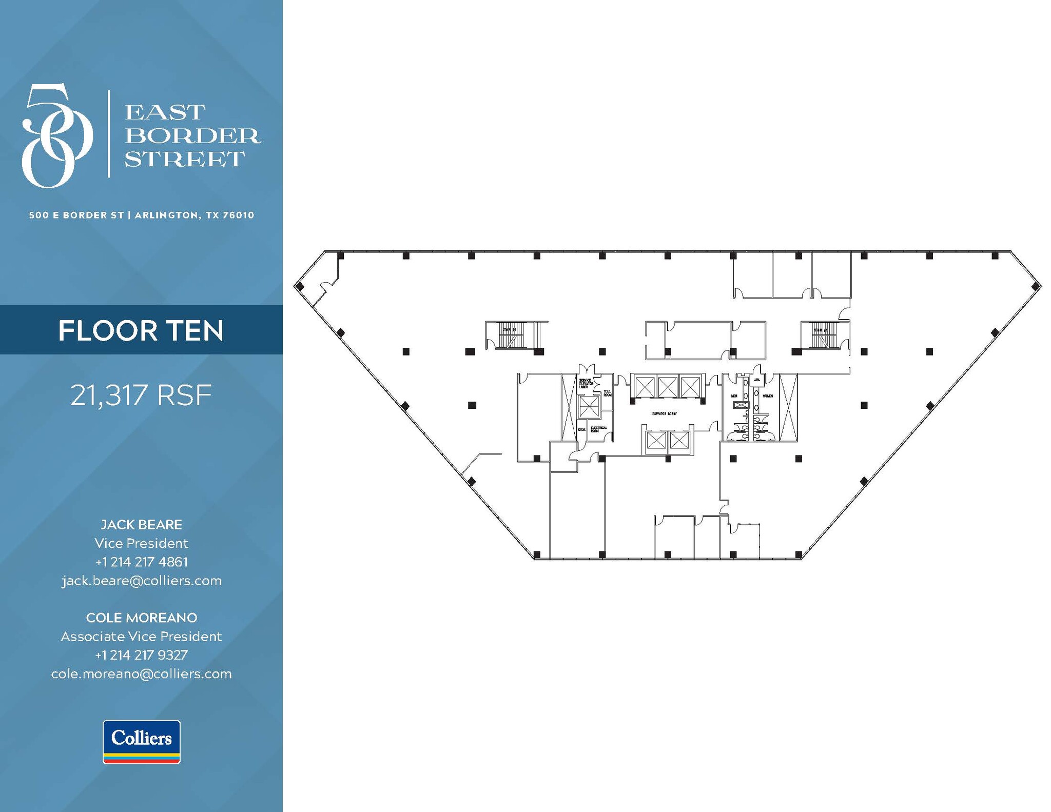 500 E Border St, Arlington, TX en alquiler Plano de la planta- Imagen 1 de 1