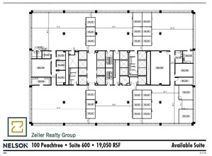 100 Peachtree St NW, Atlanta, GA en alquiler Plano de la planta- Imagen 1 de 1