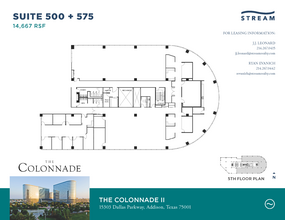 15301 N Dallas Pky, Addison, TX en alquiler Plano de la planta- Imagen 1 de 1