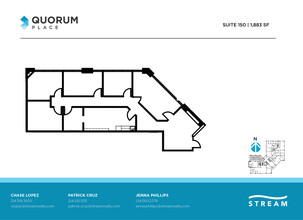 14901 Quorum Dr, Dallas, TX en alquiler Plano de la planta- Imagen 1 de 1