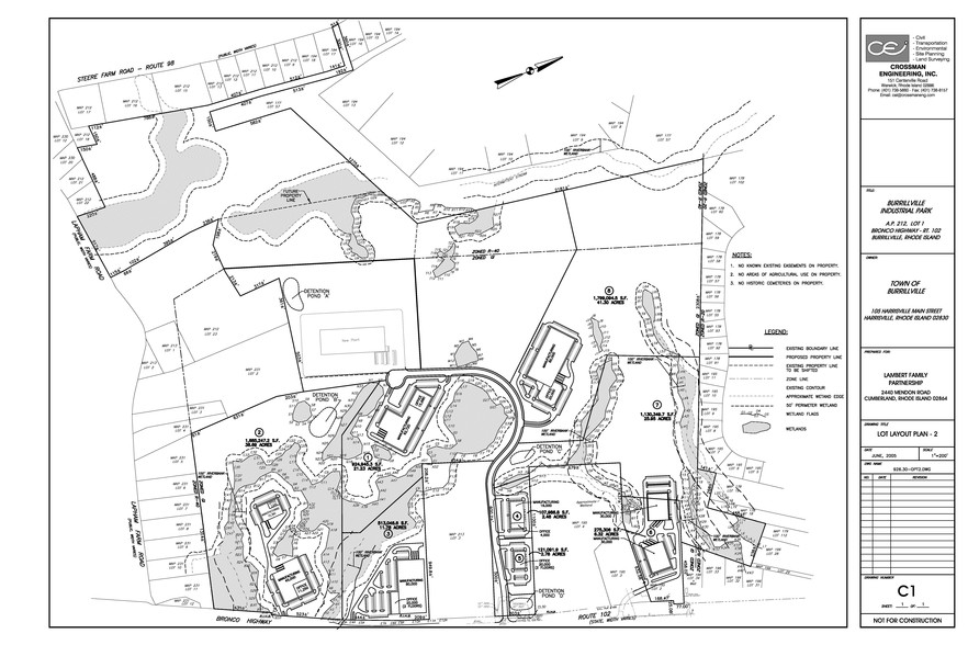 Broncos Highway, Burrillville, RI en venta - Plano del sitio - Imagen 2 de 8