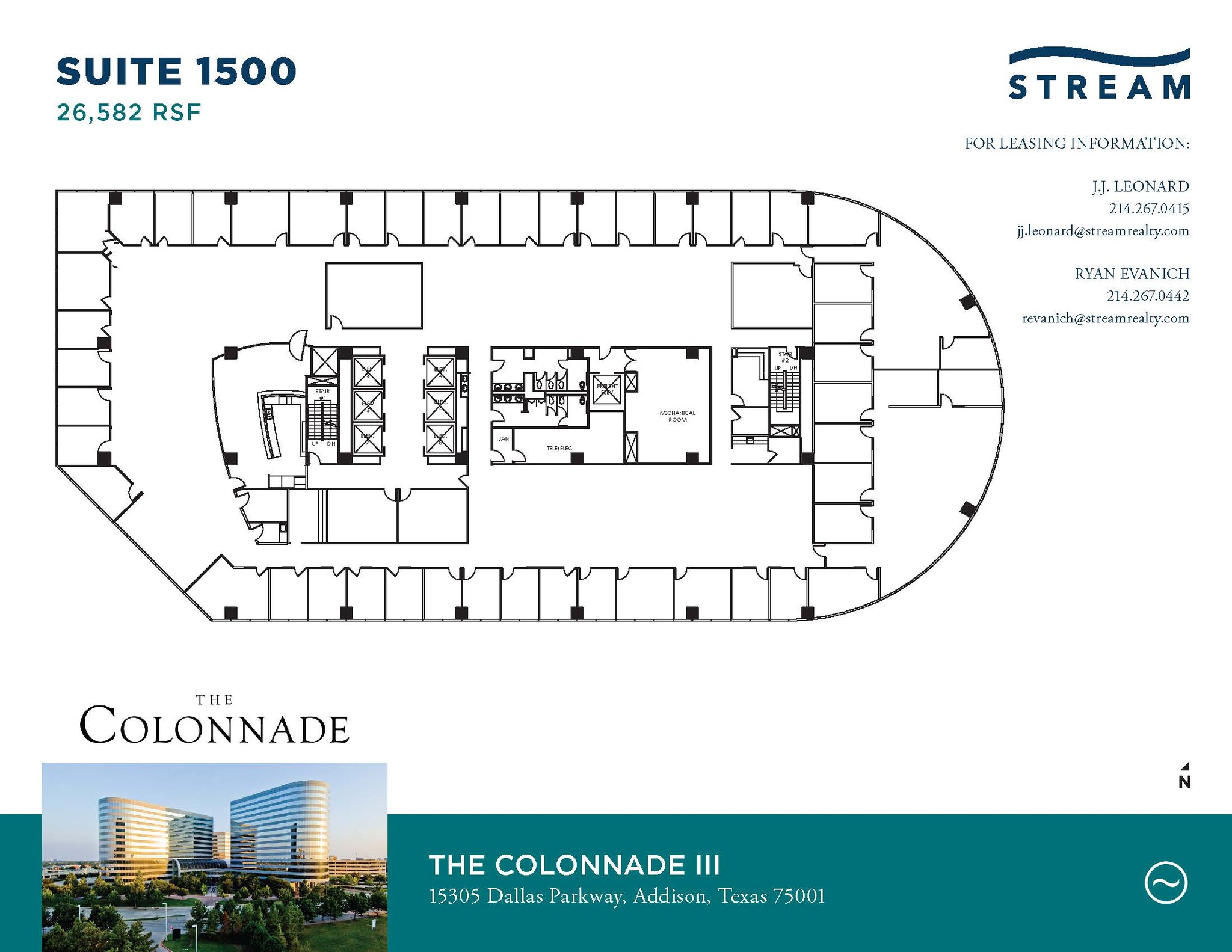 15301 N Dallas Pky, Addison, TX en alquiler Plano de la planta- Imagen 1 de 1