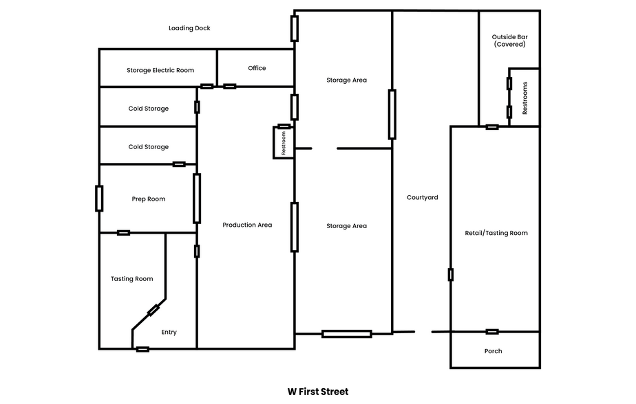 201 W First St, Brenham, TX en venta - Plano de la planta - Imagen 3 de 14