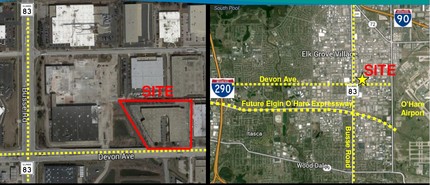 1900-1960 E Devon Ave, Elk Grove Village, IL - VISTA AÉREA  vista de mapa