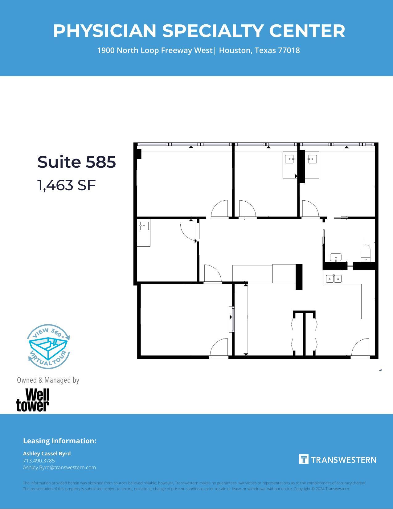 1900 North Loop W, Houston, TX en alquiler Plano de la planta- Imagen 1 de 1