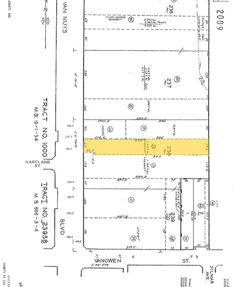 6850 Van Nuys Blvd, Van Nuys, CA en alquiler - Plano de solar - Imagen 2 de 2