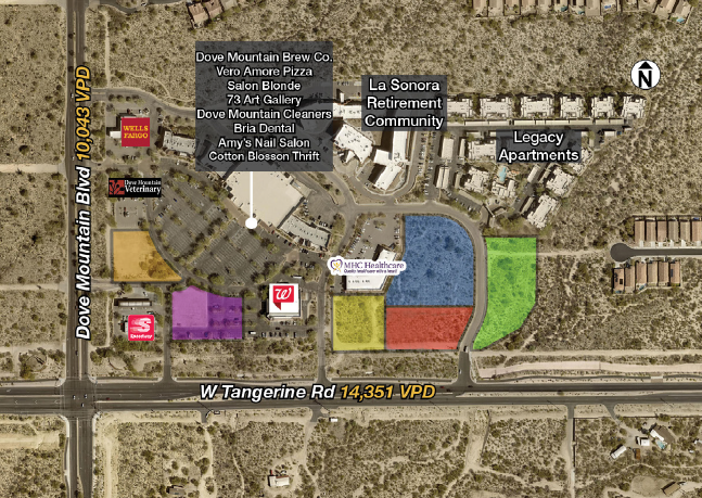 NEC N Dove Mountain Blvd and W Tangerine Rd, Marana, AZ en venta - Foto del edificio - Imagen 2 de 2