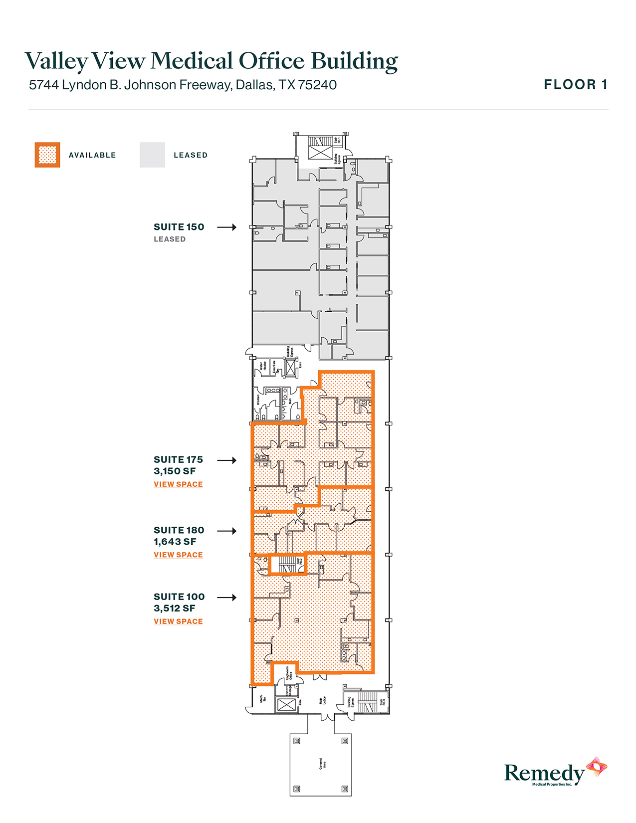 5744 Lyndon B Johnson Fwy, Dallas, TX en alquiler Plano de la planta- Imagen 1 de 1