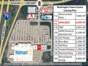 108 Washington Towne Blvd N, Edinboro, PA en alquiler Plano del sitio- Imagen 2 de 12