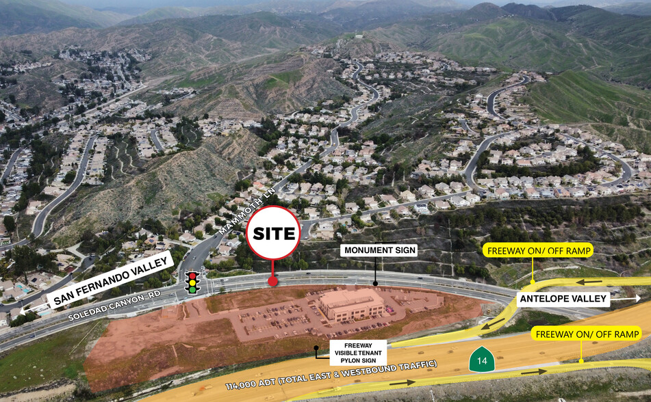 14550 W Soledad Canyon Rd, Santa Clarita, CA en alquiler - Foto del edificio - Imagen 1 de 9