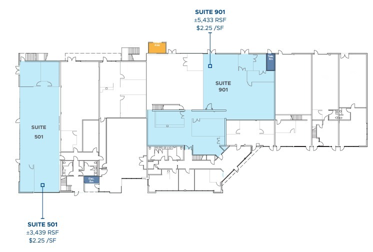 11839-11855 Sorrento Valley Rd, San Diego, CA en alquiler Plano de la planta- Imagen 1 de 1