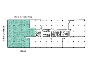 400-444 N Capitol St NW, Washington, DC en alquiler Plano de la planta- Imagen 1 de 1