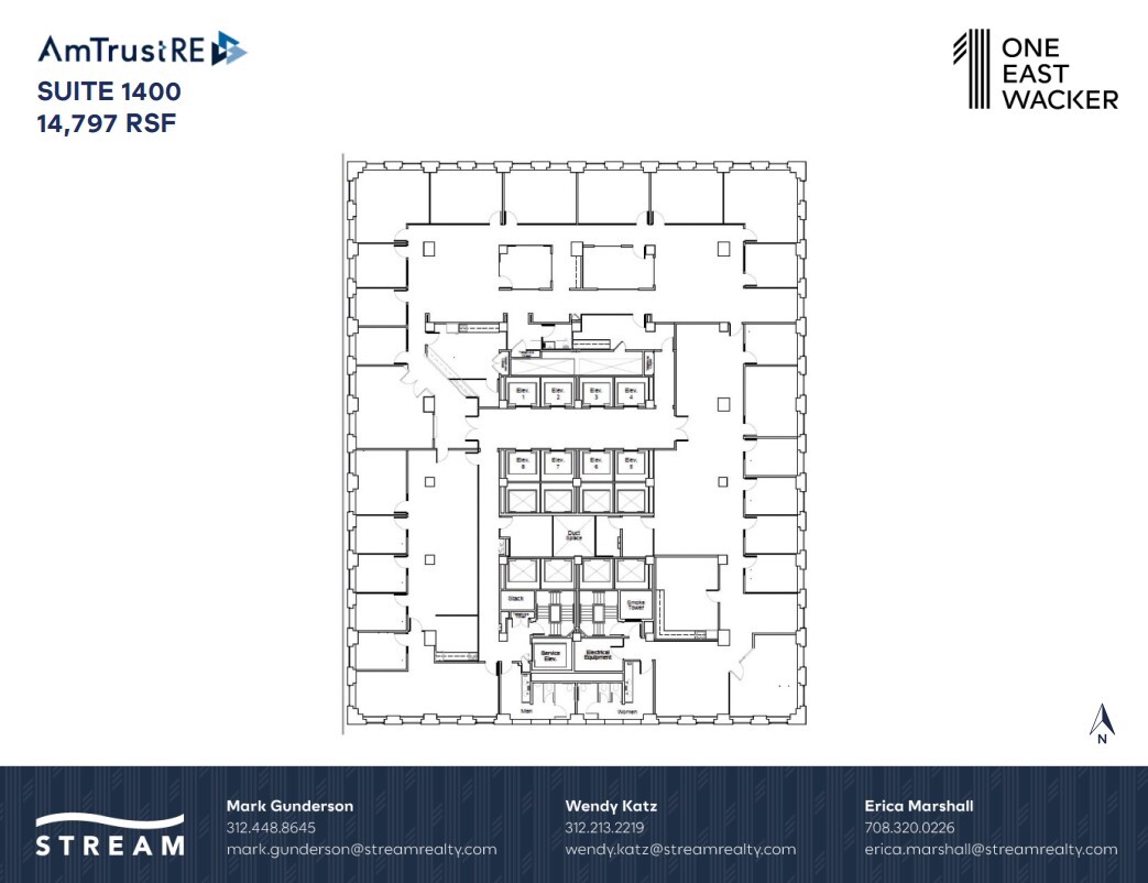 1 E Wacker Dr, Chicago, IL en alquiler Plano de la planta- Imagen 1 de 1