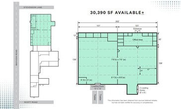 1901 Mayview Rd, Bridgeville, PA en alquiler Plano de la planta- Imagen 2 de 2