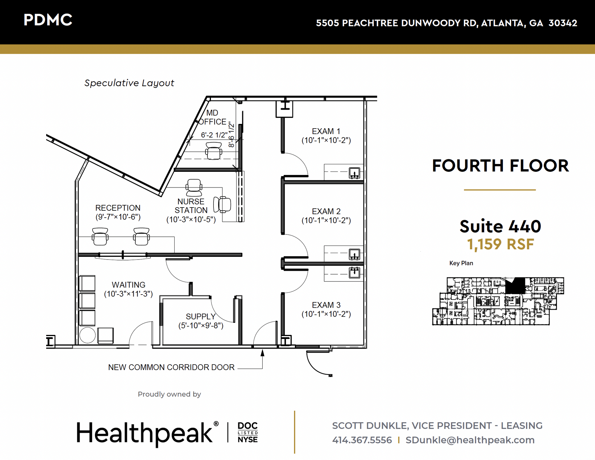 5505 Peachtree Dunwoody Rd NE, Atlanta, GA en alquiler Plano de la planta- Imagen 1 de 1