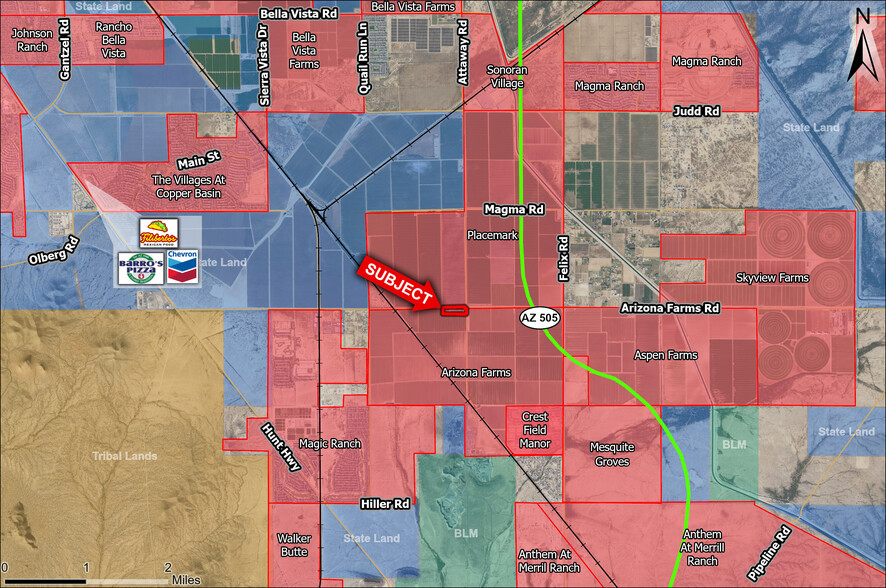 Arizona Farms Road, San Tan Valley, AZ en venta - Vista aérea - Imagen 2 de 5