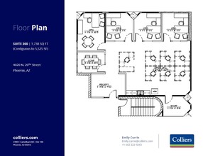 4020 N 20th St, Phoenix, AZ en alquiler Plano de la planta- Imagen 1 de 2