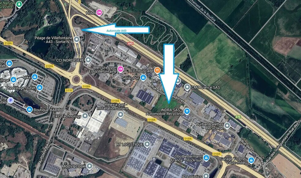 Terreno en Villefontaine en venta - Plano de la planta - Imagen 3 de 4