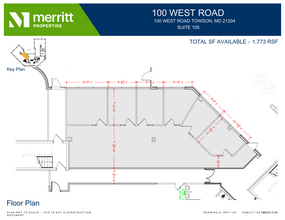 100 West Rd, Towson, MD en alquiler Plano de la planta- Imagen 1 de 1