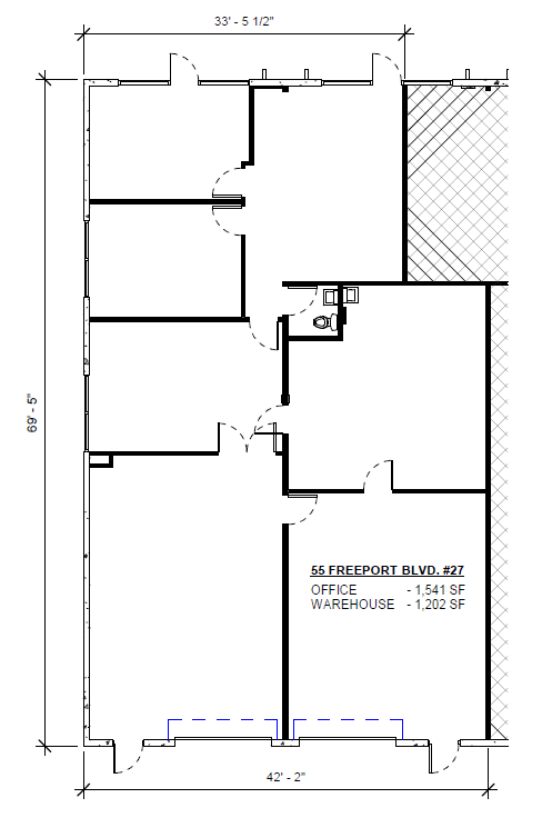 55 Freeport Blvd, Sparks, NV en alquiler Plano de la planta- Imagen 1 de 7