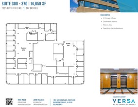 2707 Butterfield Rd, Oak Brook, IL en alquiler Plano de la planta- Imagen 2 de 2