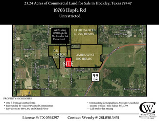 Más detalles para 18703 Hopfe Rd, Hockley, TX - Terrenos en venta