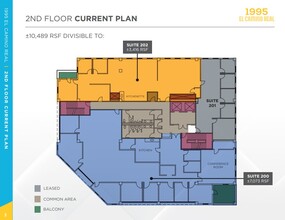 1995 El Camino Real, Santa Clara, CA en venta Plano de la planta- Imagen 1 de 1