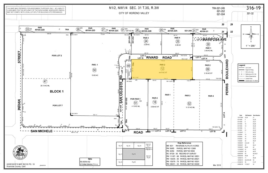 24811 Rivard Rd, Moreno Valley, CA en alquiler - Plano de solar - Imagen 3 de 3