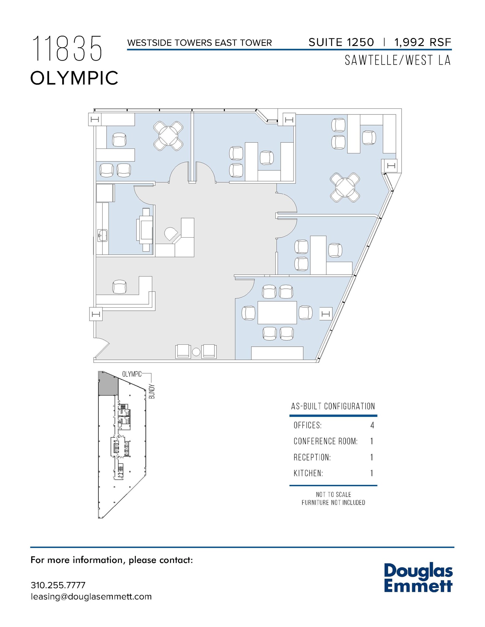 11845 W Olympic Blvd, Los Angeles, CA en alquiler Plano de la planta- Imagen 1 de 1