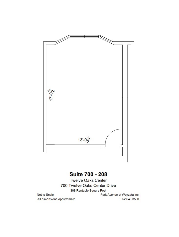 600 Twelve Oaks Center Dr, Wayzata, MN en alquiler Plano de la planta- Imagen 1 de 1