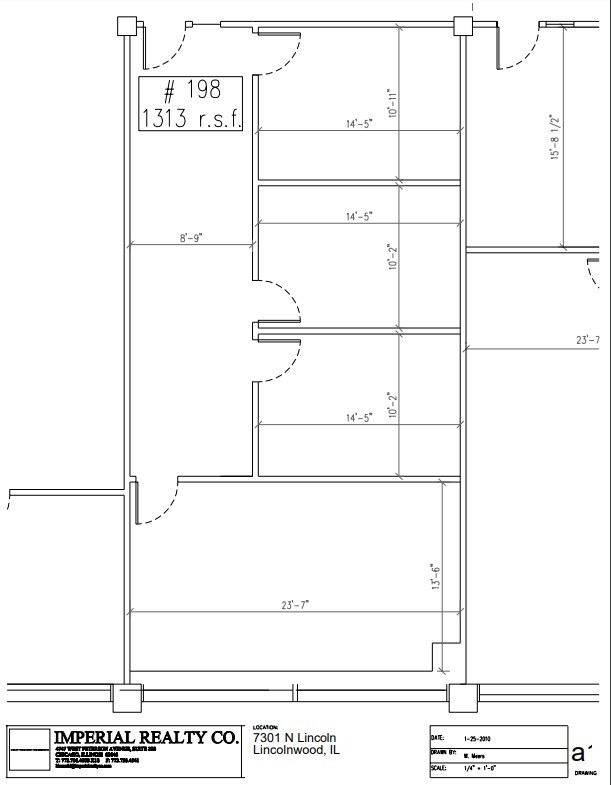 7301-7337 N Lincoln Ave, Lincolnwood, IL en alquiler Plano de la planta- Imagen 1 de 1