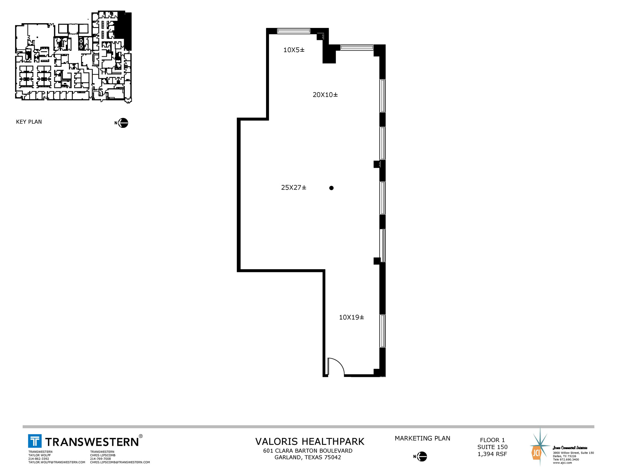 530 Clara Barton Blvd, Garland, TX en alquiler Plano de la planta- Imagen 1 de 1