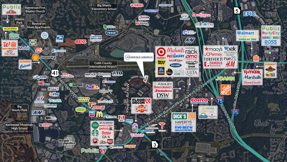 2015 Vaughn Rd NW, Kennesaw, GA en venta - Foto del edificio - Imagen 2 de 5