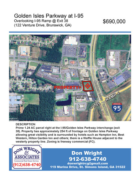 122 Venture Dr, Brunswick, GA en venta - Foto del edificio - Imagen 1 de 5