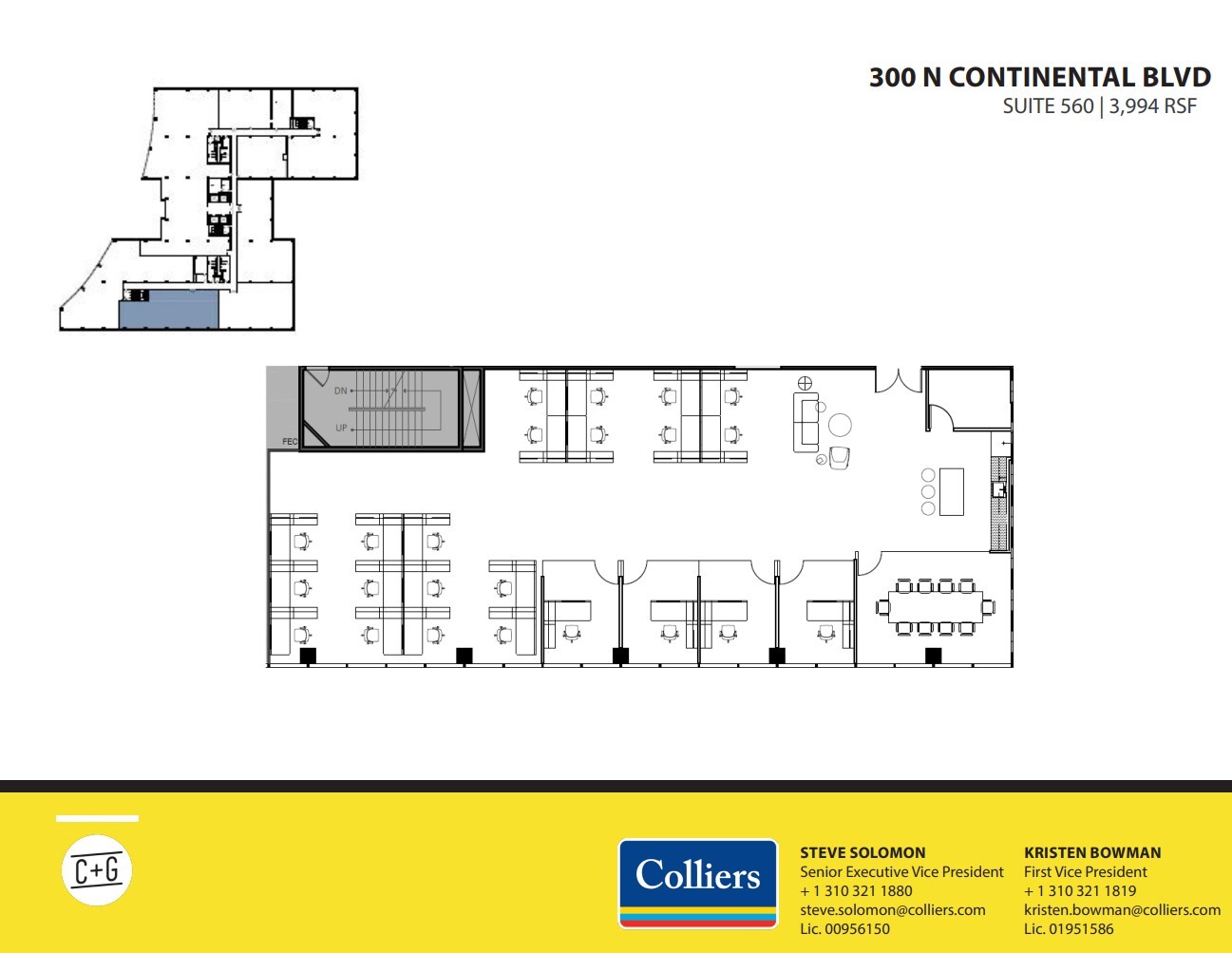 300 Continental Blvd, El Segundo, CA en alquiler Plano de la planta- Imagen 1 de 1