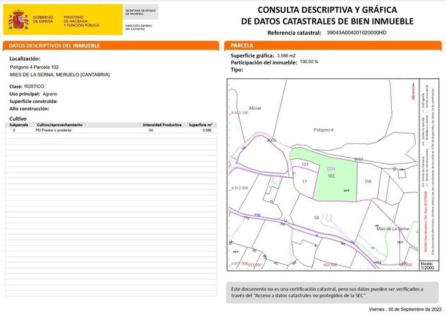 Más detalles de Terreno en venta