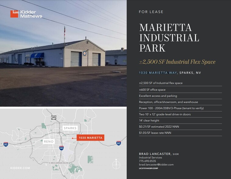 1030 Marietta Way, Sparks, NV en alquiler - Foto del edificio - Imagen 1 de 4