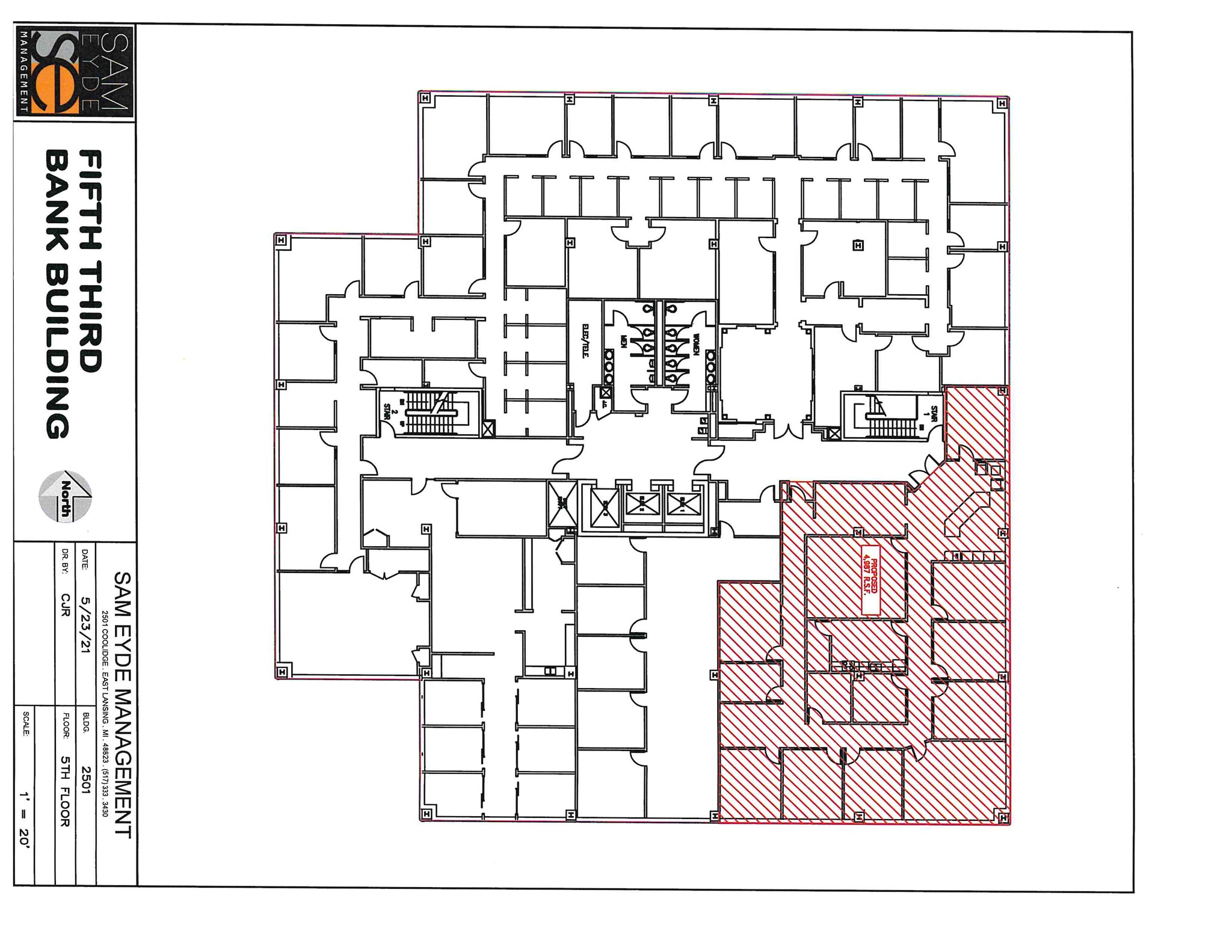 3001 Coolidge Rd, East Lansing, MI en alquiler Plano de la planta- Imagen 1 de 1