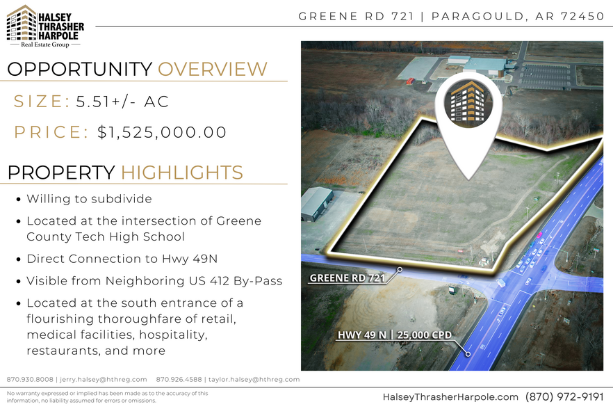 721 Greene Rd, Paragould, AR en venta - Foto del edificio - Imagen 2 de 7