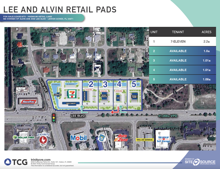 Lee Blvd, Lehigh Acres, FL en alquiler - Plano del sitio - Imagen 2 de 3