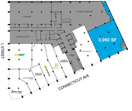 1025 Connecticut Ave NW, Washington, DC en alquiler Plano de la planta- Imagen 1 de 1