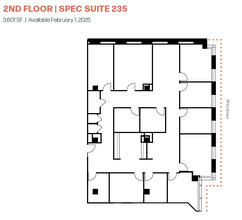 1850 M St NW, Washington, DC en alquiler Plano de la planta- Imagen 1 de 1