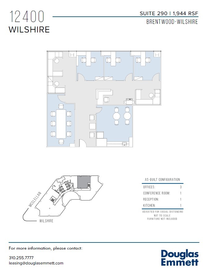 12400 Wilshire Blvd, Los Angeles, CA en alquiler Plano de la planta- Imagen 1 de 1