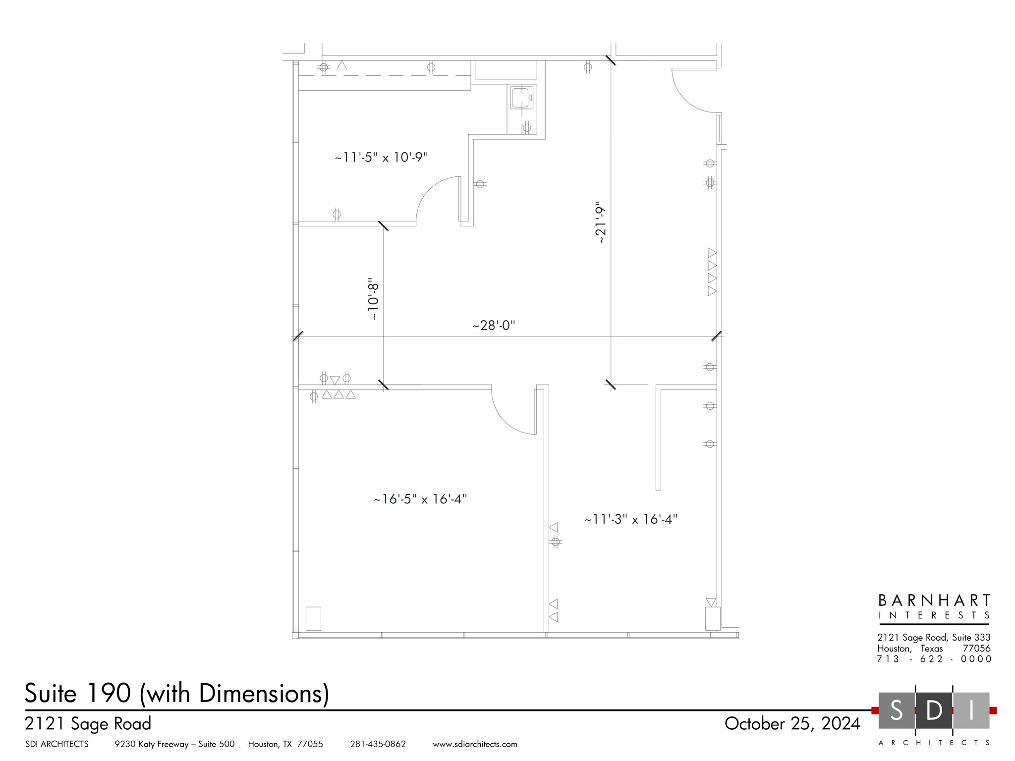 2121 Sage Rd, Houston, TX en alquiler Plano del sitio- Imagen 1 de 1