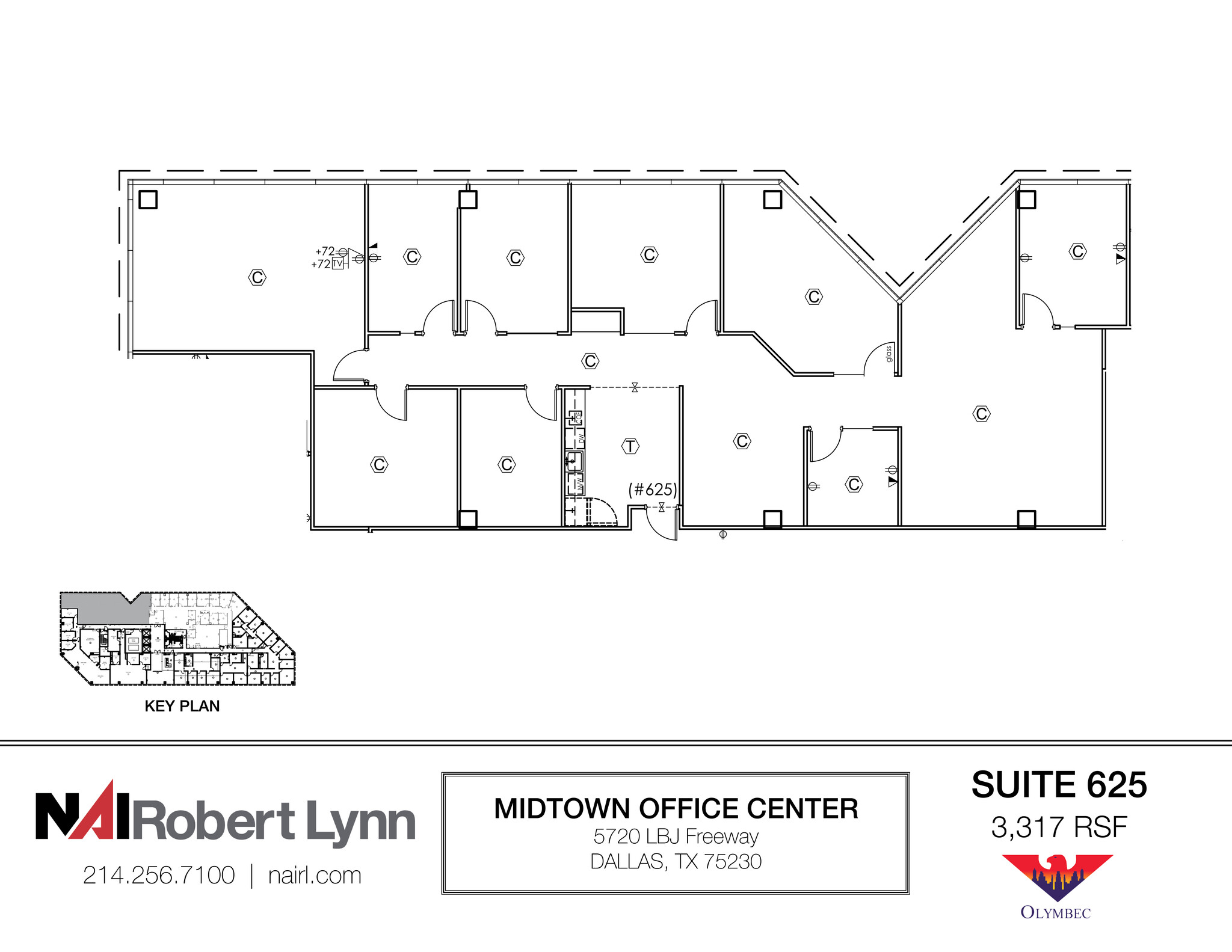 5720 Lyndon B Johnson Fwy, Dallas, TX en alquiler Plano de la planta- Imagen 1 de 16