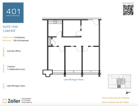 401 N Michigan Ave, Chicago, IL en alquiler Plano de la planta- Imagen 1 de 1