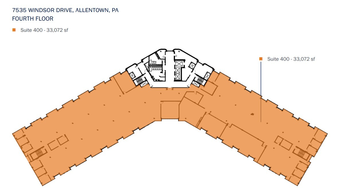 7535 Windsor Dr, Allentown, PA en alquiler Plano de la planta- Imagen 1 de 11